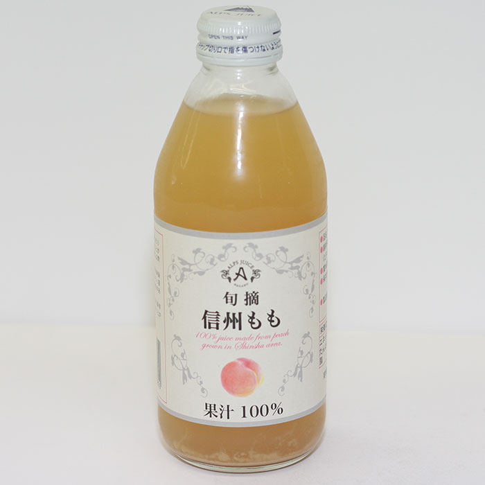 アルプス 信州もも 天然果汁 瓶 250ml 1