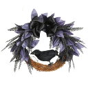 ハロウィンリース 飾り 直径35cm 装飾 玄関 装飾 花輪 おしゃれ 置物 ハロウィーン ハロウィ HALLOWEEN 店舗装飾 インテリア デコレーション かわいい 可愛い|詳細画像