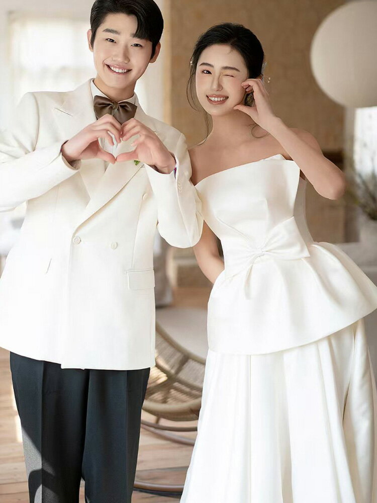 格安 白 ホワイト ウェディングドレス Aライン ロングドレス 花嫁 ストラップレス オフショルダー イブニングドレス 披露宴 二次会 結婚式 イベント 演奏会 発表会 高級感 海外挙式 編み上げ フレンチス チュールスカート チューブトップ XS/S/M/L/XL/2XL