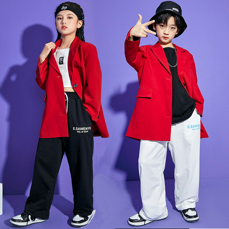 キッズダンス衣装 ヒップホップ ジャケット パンツ 男の子 女の子 カーゴパンツ レッスン着 原宿 キッズ ダンス 衣装 ヒップホップ 子供服 夏 男女兼用 パンツ ズボン ガールズ K-POP 韓国 子供服 1