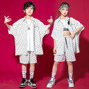 キッズ ダンス衣装 セットアップ ゆるシャツ 半袖 男の子 女の子 ガールズ 韓国 子供服 シャツ カラフル ダンス 衣装 ヒップホップ キッズ ダンス衣装 カジュアル ジュニア おしゃれ 110 120 130 140 150 160 170 2