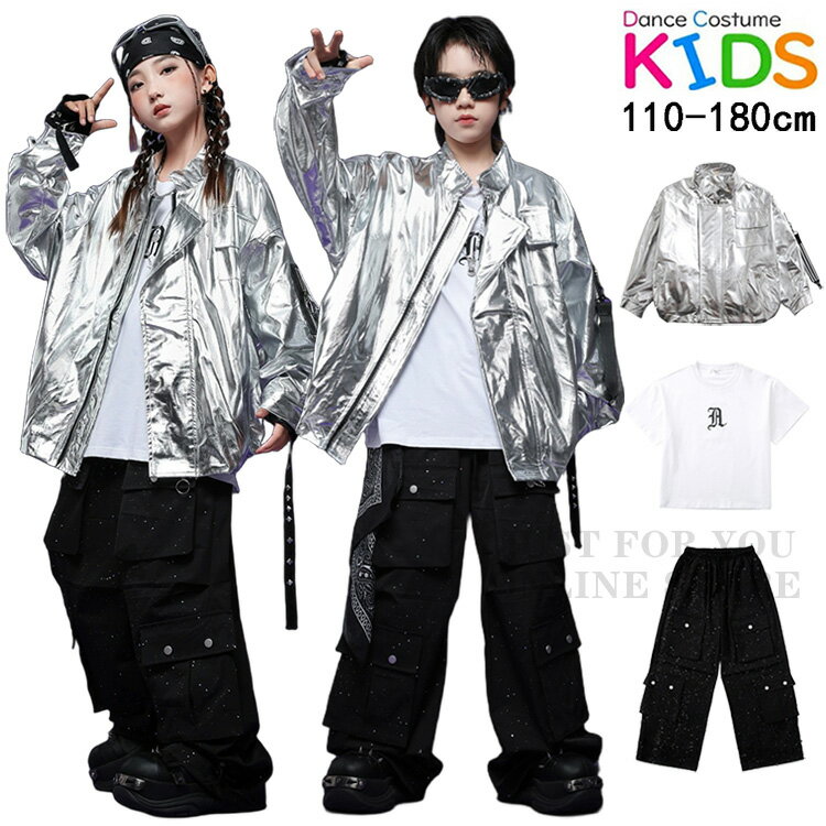 シルバーブラックレザージャケットカ...