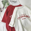 Tシャツ レディース 半袖 夏 トップス tシャツ ins 人気 2021新作 ゆったり ロング丈 ロング 体型カバー ペアルック おしゃれ ユニーク 通勤 通...