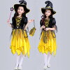 即納 黄色 ハロウィン 衣装 子供 コスプレ 子供 変装 キッズ ダンス 衣装 コスチュ...