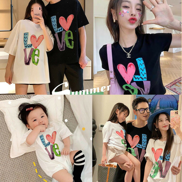 親子 ペアルック tシャツ 赤ちゃん ベビー 親...の商品画像