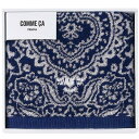 【香典返し 送料無料】 COMME CA HOME コムサホーム タオル ギフト フェイスタオル ペリズリー ネイビー モード おしゃれ 綿 コットン 引き出物 四十九日 引出物 お返し 喪中 法事 お供え物 満中陰志 忌明け 49日 挨拶状 粗供養 品物 お礼 22709-57313-302