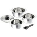 【香典返し 送料無料】 キッチン用品 調理器具 ギフト 十得鍋 セット 詰め合わせ 20cm 18cm 16cm ソースポット 蓋 ハンドル IH対応 日本製 ...