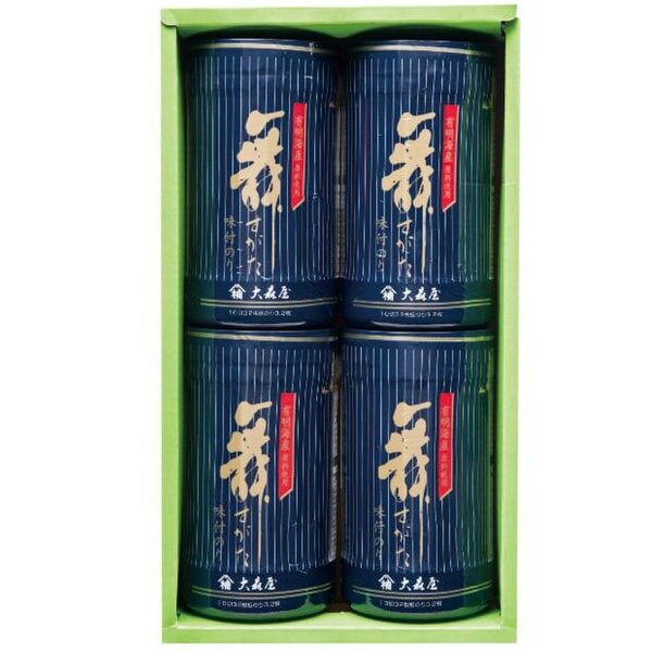 【香典返し 送料無料】 海苔 ギフト 大森屋 味付け海苔 味付海苔 味のり 舞すがた 卓上 4個 セット 詰め合わせ ご飯のお供 乾物 食卓 食品 常温 引き出物 四十九日 引出物 お返し 喪中 法事 お供え物 満中陰志 忌明け 49日 挨拶状 粗供養 品物 お礼 NA-20G