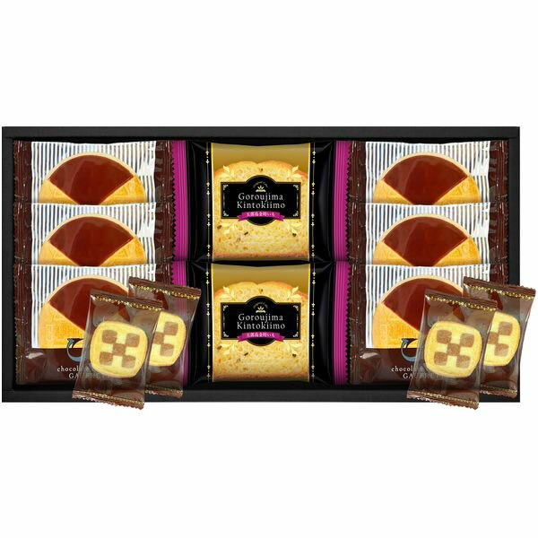 Rakuten - 【香典返し 送料無料】 スイーツ お菓子 ギフト 焼き菓子 洋菓子 五郎島金時芋 ケーキ ゴーフレット クッキー セット 詰め合わせ 個包装 食品 引き出物 四十九日 引出物 お返し 喪中 法事 お供え物 満中陰志 忌明け 49日 挨拶状 粗供養 品物 お礼 KKC-20