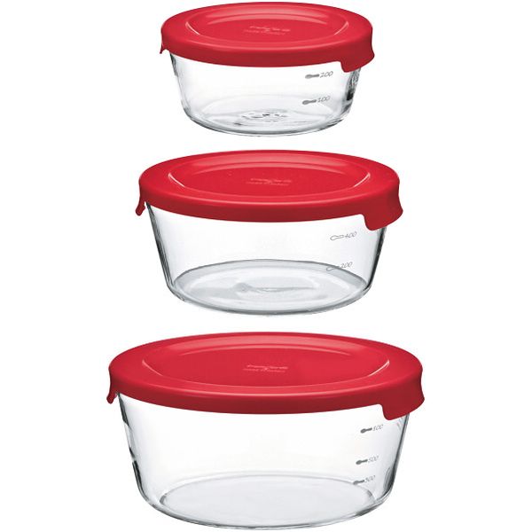【香典返し 送料無料】 ハリオ キッチン用品 ギフト 保存容器 レンジ容器 キャニスター ケース HARIO 耐熱ガラス製 丸 3個 セット 詰め合わせ 引き出物 四十九日 引出物 お返し 喪中 法事 お供え物 満中陰志 忌明け 49日 挨拶状 粗供養 品物 お礼 MST-3018-R