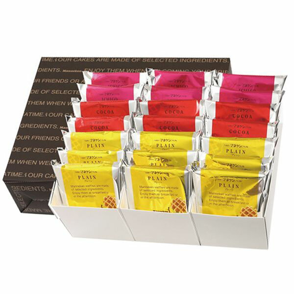 【香典返し 送料無料】 スイーツ ギフト お菓子 洋菓子 焼き菓子 マネケン ワッフル 21個 セット 詰め合わせ 食品 個包装 引き出物 四十九日 引出物 お返し 喪中 法事 お供え物 満中陰志 忌明け 49日 挨拶状 粗供養 品物 お礼 21-PCIG 【包装済 外のし対応】