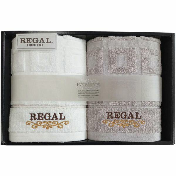 【香典返し 送料無料】 REGAL リーガル タオル ギフト フェイスタオル 2P セット 詰め合わせ 綿 コットン ホテルタイプ 厚手 高級 高品質 長持ち 引き出物 四十九日 引出物 お返し 喪中 法事 お供え物 満中陰志 忌明け 49日 挨拶状 粗供養 品物 お礼 RGH-7259