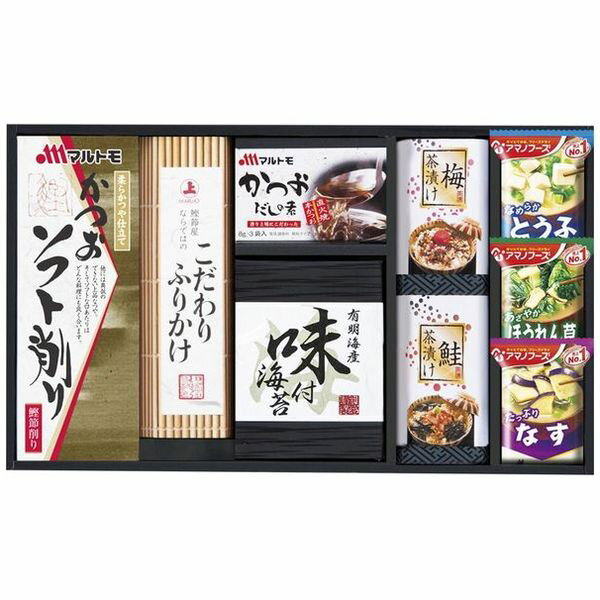 【香典返し 送料無料】 味噌汁 みそ汁 ギフト 味付海苔 鰹節 かつおだし お茶漬け ふりかけ セット 詰め合わせ 和風 惣菜 食品 食べ物 引き出物 四十九日 引出物 お返し 喪中 法事 お供え物 満中陰志 忌明け 49日 挨拶状 粗供養 品物 お礼 AMC-30Y