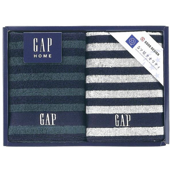 【香典返し 送料無料】 ギャップ タオル ギフト GAP HOME ウォッシュタオル 2P セット 詰め合わせ 高級 高品質 おしゃれ ボーダー 綿 引き出物 四十九日 引出物 お返し 喪中 法事 お供え物 満中陰志 忌明け 49日 挨拶状 粗供養 品物 お礼 54-3049150 (54)