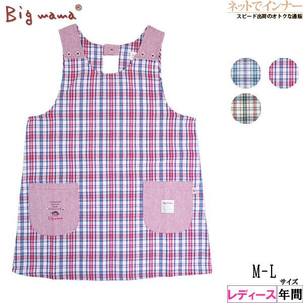 Big mama(�ӥå��ޥ�) ��󷿥��ץ��� �����å��� ��������ɳ������ ǯ�� BM257[M-L������]