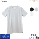 GUNZE(グンゼ)クールマジック メンズ クルーネックTシャツ 汗べたを解消DRY 鹿の子素材 夏用 MC2513P