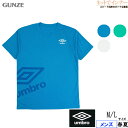 GUNZE(グンゼ)umbro(アンブロ)メンズクルーネックTシャツ リバーシブルメッシュ 春夏用 UBS713E