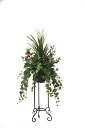 【送料無料】《アートグリーン》《人工観葉植物》光触媒 光の楽園 グリ−ンスタンドユッカ1.35