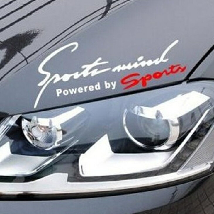 樂天商城 - 【送料無料】 Sports mind／スポーツマインド　反射ステッカー（白/赤）[B30]