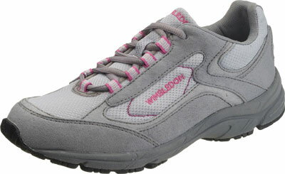 【福袋対象商品】ウインブルドン L030 グレイ 婦人用スニーカー 撥水加工 脱ぎ履き簡単 衝撃吸収カップインソール