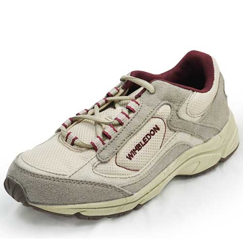 【福袋対象商品】ウインブルドン L030 サンドベージュ 婦人用スニーカー 撥水加工 脱ぎ履き簡単 衝撃吸収カップインソール