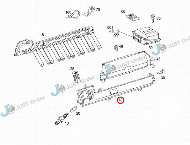 �ڥ٥�ġ�W220/W221/W215/W216/R230 ��¦ V12�����˥å���󥳥���/������