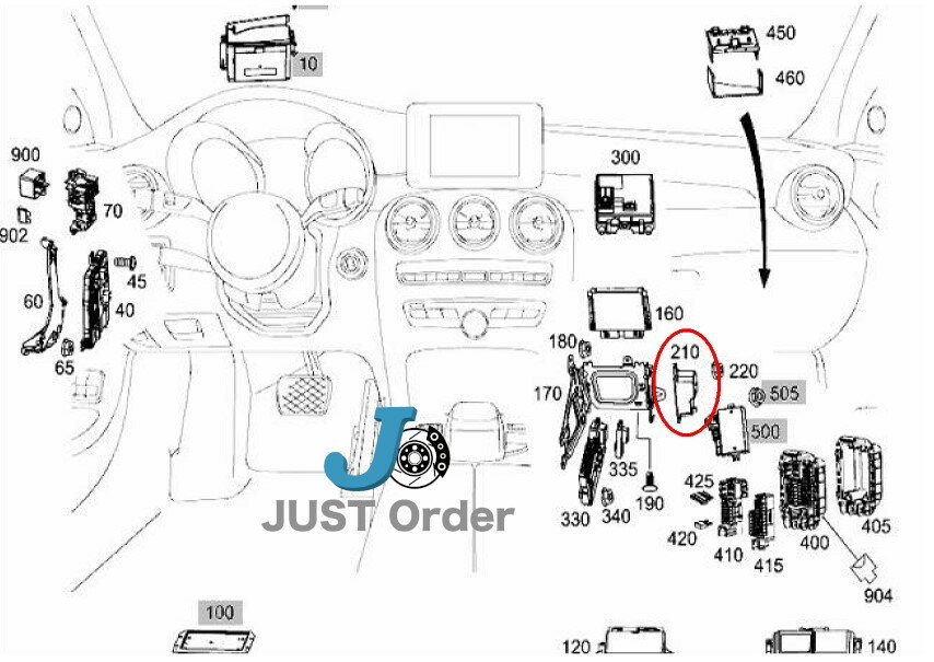 【半年保証・純正OEMメーカーHELLA製】ベンツ W205等 ボルテージコンバーター(バックアップバッテリー)