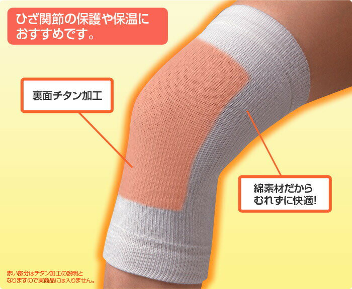 チタンの膝サポ-ター4枚入 サポーター 膝 膝...の紹介画像3