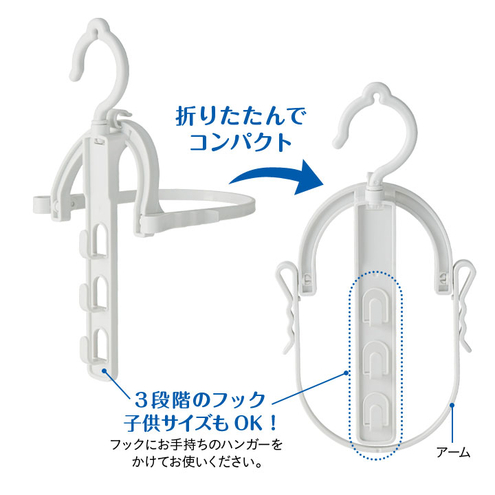 よく乾くフードハンガー2個入 便利品 ランドリーグッズ ハンガー 乾燥時間短縮 乾...