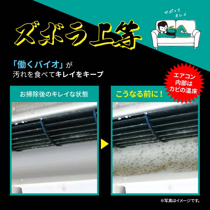 【エアコン用】ズボラ上等 日本製 カビ対策 臭...の紹介画像2