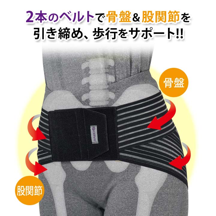 しっかり歩けるウォーキング骨盤ベルト 健康 骨...の紹介画像2