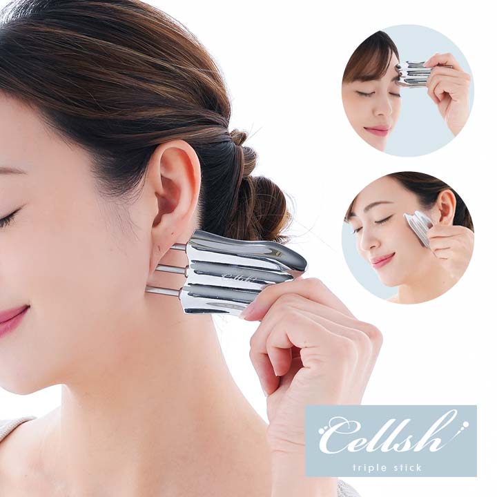 商品名 Cellsh トリプルスティック 材質 本体：亜鉛合金 先端・バネ部：ステンレス サイズ(約) 1×4.7×9.4cm 重量(約) 105g カラー シルバー 生産国 中国 ご注意 ※入浴中はご使用しないでください。 ※画面上と実物...