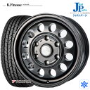 送料無料 195/80R15 107/105L【2018〜2019年製】ヨコハマ アイスガード YOKOHAMA IG91v新品 スタッドレスタイヤ ホイール4本セットケイフィネス D12ガンメタブラック15インチ 6.0J 6H139