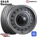 【取付対象】215/70R16 100Q デリカD5 2021〜2022年製 ブリヂストン ブリザック DM-V3 クリムソン ディーンコロラド SG 16インチ 7.0J 5穴 114.3 スタッドレスタイヤホイール4本セット 送料無料