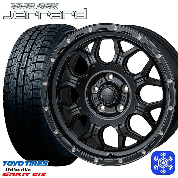 225/50R17 アテンザスポーツ エスティマ 2022年製 トーヨー ガリット ギズ MONZA ハイブロック ジェラード 17インチ 7.5J 5H114.3 送料無料 冬タイヤホイール4本セット