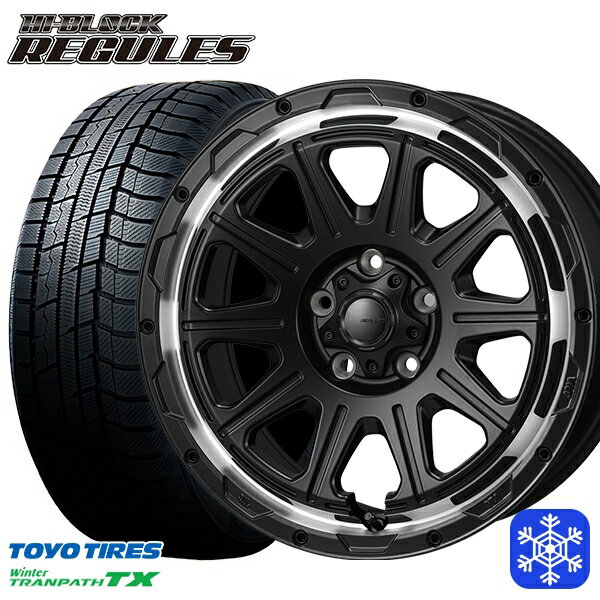 【取付対象】215/65R16 98Q アルファード ヴェルファイア 2022〜2023年製 トーヨー ウィンター トランパス TX MONZA ハイブロック レグルス SB/RP 16インチ 7.0J 5H114.3 スタッドレスタイヤホイール4本セット