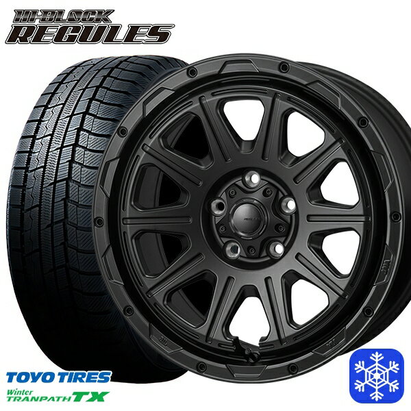 215/70R16 100Q デリカD5 2025年製 トーヨー ウィンタートランパス TX MONZA ハイブロック レグルス SB 16インチ 7.0J 5H114.3 スタッドレスタイヤホイール4本セット