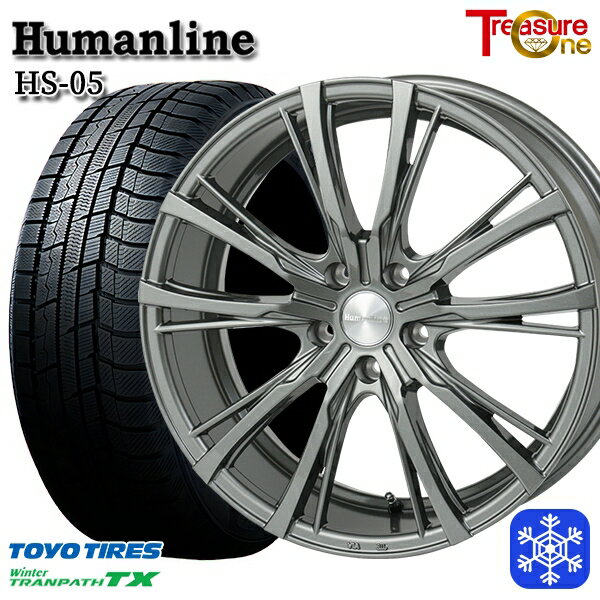 【取付対象】225/55R19 ハリアー CX5 CX8 2021～2022年製 トーヨー ウィンタートランパス TX トレジャーワン ヒューマンライン HS05 19インチ 7.5J 5H114.3 スタッドレスタイヤホイール4本セット