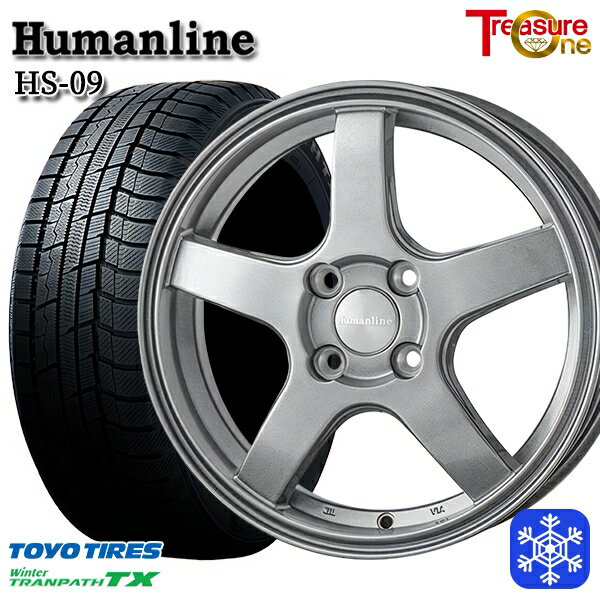 [クーポン対象商品]165/65R14 タンク ルーミー 2024〜2025年製 トーヨー ウィンター トランパス TX トレジャーワン ヒューマンライン HS09 DG 14インチ 5.5J 4H100