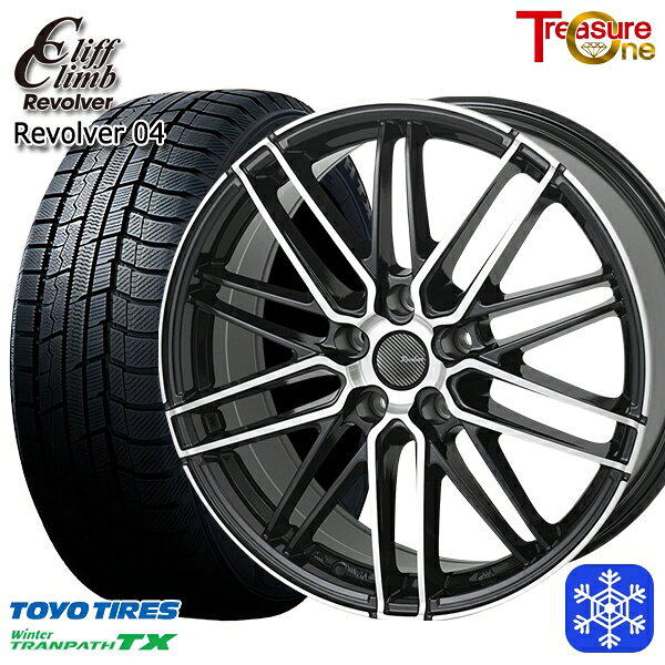 [クーポン対象商品]235/55R18 RAV4 NX 2023〜2024年製 トーヨー ウィンタートランパス TX トレジャーワン クリフクライム リボルバー04 BP 18インチ 7.5J 5H114.3