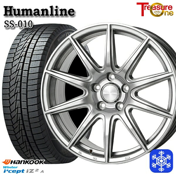 【取付対象】195/65R15 ノア ヴォクシー 2022年製 HANKOOK ハンコック W626 トレジャーワン ヒューマンライン SS010 ダークグレー 15インチ 6.0J 5穴 114.3 スタッドレスタイヤホイール4本セット 送料無料