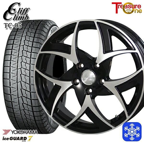 [クーポン対象商品]215/45R17 ノア ヴォクシー 数量限定 2022〜2023年製 ヨコハマアイスガード7 IG70 トレジャーワン クリフクライム TC05 BP 17インチ 6.5J 5H114.3