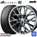 215/65R16 98Q アルファード ヴェルファイア 2024〜2025年製 グッドイヤー アイスナビSUV Weds ウェッズ レオニス MV BMCMC 16インチ 6.5J 5H114.3 送料無料 冬タイヤホイール4本セット