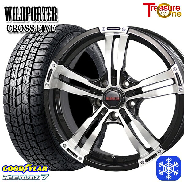 [クーポン対象商品]215/60R17 96Q アルファード ヴェルファイア 2024〜2025年製 グッドイヤー アイスナビ7 NAVI7 トレジャーワン ワイルドポーター クロスファイブ BP 17インチ 7.5J 5H114.3+35