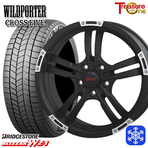 225/65R17 ハリアー RAV4 2025年製 ブリヂストン ブリザック WZ1 トレジャーワン ワイルドポータークロスファイブ MBP 17インチ 7.5J 5H114.3 送料無料 冬タイヤホイール4本セット
