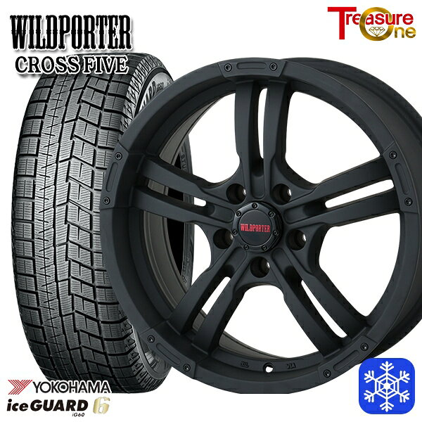 [クーポン対象商品]225/60R17 アルファード ヴェルファイア 2023〜2024年製 ヨコハマ アイスガード IG60 トレジャーワン ワイルドポーター クロスファイブ MBK 17インチ 7.5J 5H114.3+35