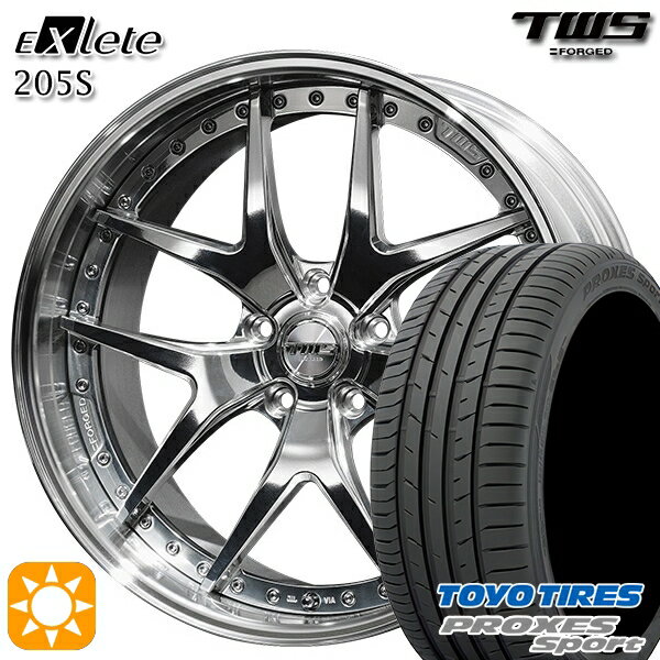 5/18 D会員限定P13倍★ アウディ RS4/TT 255/35R19 96Y) トーヨー プロクセススポーツ TWS EXlete 205S 3Dバフ 19インチ 8.0J 5H112 サマータイヤホイールセット