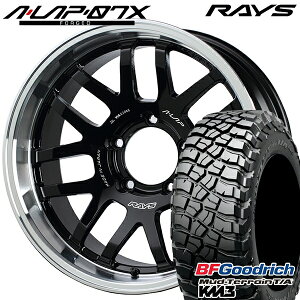 フラッシュクーポン対象★LT225/75R16 115/112Q RBL BFグッドリッチ マッドテレーン T/A KM3 RAYS A-LAP 07X BD 16インチ 6.0J 5H139.7 サマータイヤホイールセット