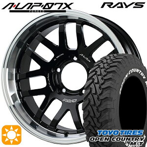 フラッシュクーポン対象★LT225/75R16 103/100Q トーヨー オープンカントリー M/T RAYS A-LAP 07X BD 16インチ 5.5J 5H139.7 サマータイヤホイールセット