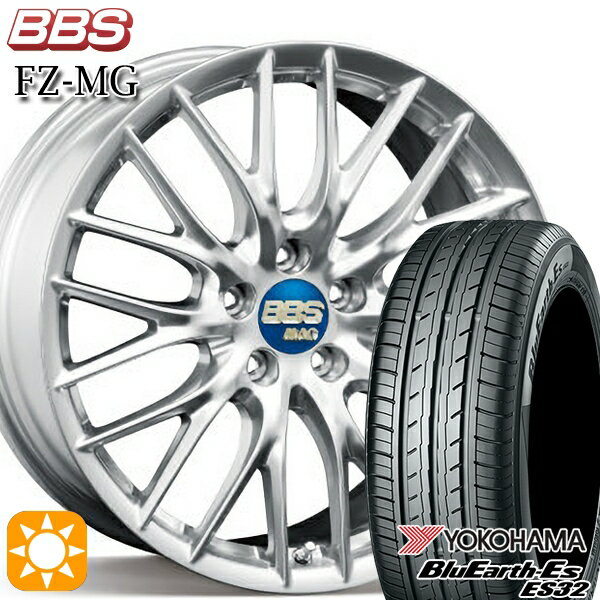 【取付対象】アルファード ヴェルファイア 245/40R19 94W ヨコハマ ブルーアース ES32 BBS FZ-MG ダイヤモンドシルバー (DS) 19インチ 9.0J 5H114.3 サマータイヤホイールセット